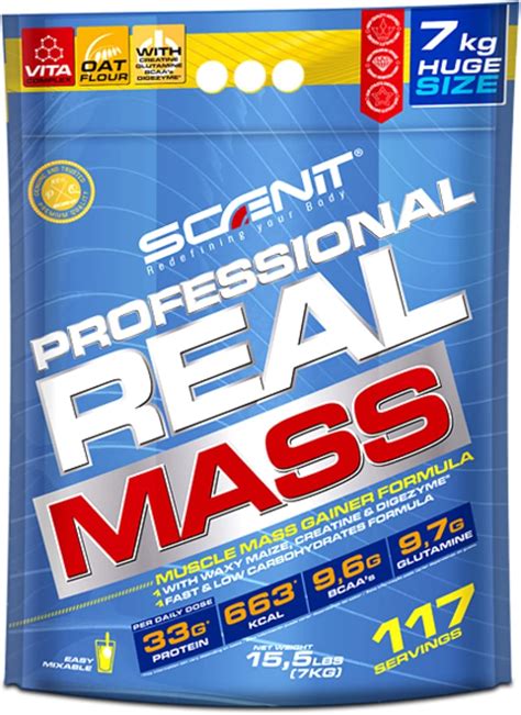 PROFESSIONAL Real Mass 7 Kg Ganador De Peso Y Masa Muscular Mass