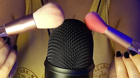 Asmr Pincel No Microfone Blue Yeti Massagem No C Rebro Voc Vai Ter