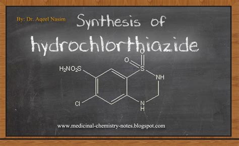 Synthesis of hydrochlorthiazide - Medicinal Chemistry Lectures Notes