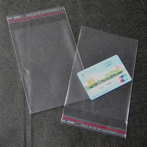 Clear Polybag Packaging Opp Bopp Cellophane Self Adhesive Bag Strong