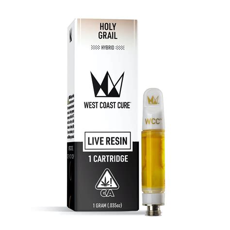 Holy Grail Live Resin Cartridge 1g West Coast Cure