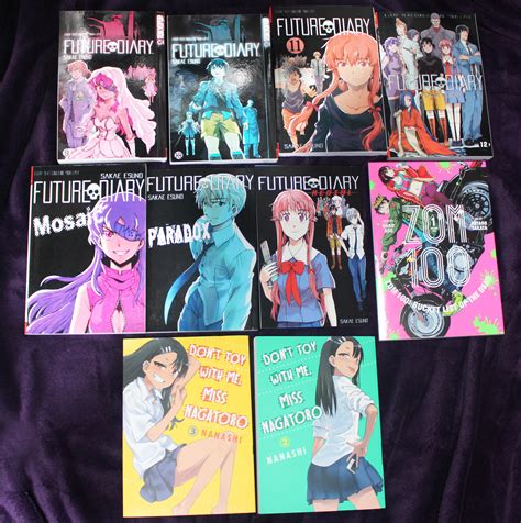 RS/Local/Reddit haul: Future Diary #9-12 (+ extras), Zom 100 #1