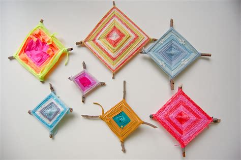 DIY How To Make Ojo De Dios Creativebug Craft Classes Workshops