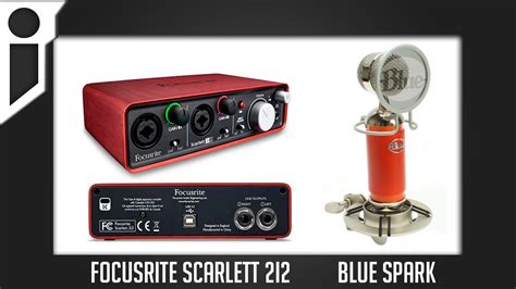 Focusrite Scarlett I Blue Spark Unboxing Tirando Da Caixa