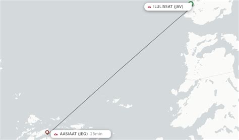 Direct Non Stop Flights From Ilulissat To Aasiaat Schedules