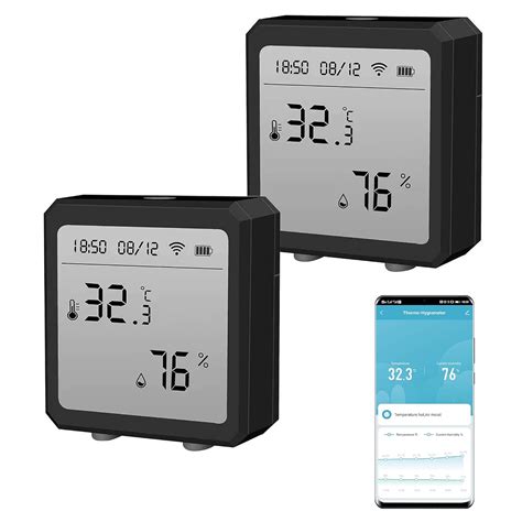 Monitor de humedad de temperatura WiFi termómetro higrómetro digital