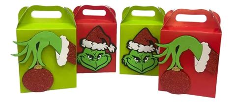 Paquete Cajas Dulceras Con Figuras Del Grinch De Fomi En Venta En