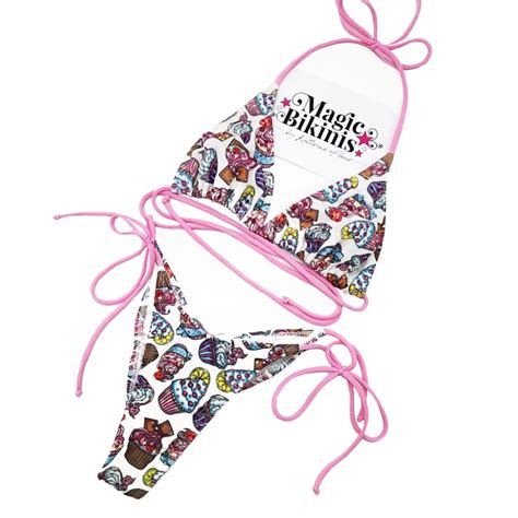 Delicious Beach Bikini No 91 Cute Bling Cupcakes Magic Bikinis Custom Competition Suits And