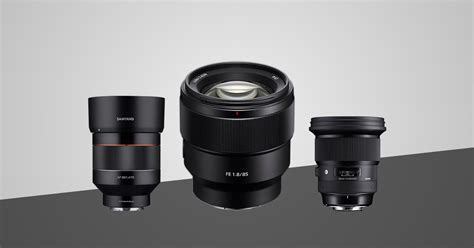 Best Sony Lenses For Portrait Photography In