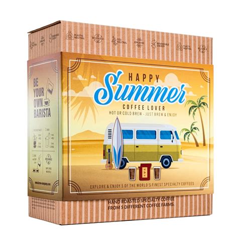 Kaffee Geschenk Set zum Sommer 5 Beste Single Estate Spezialitäten