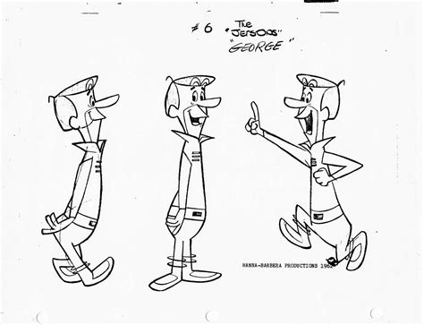 The Jetsons Model Sheets Traditional Animation