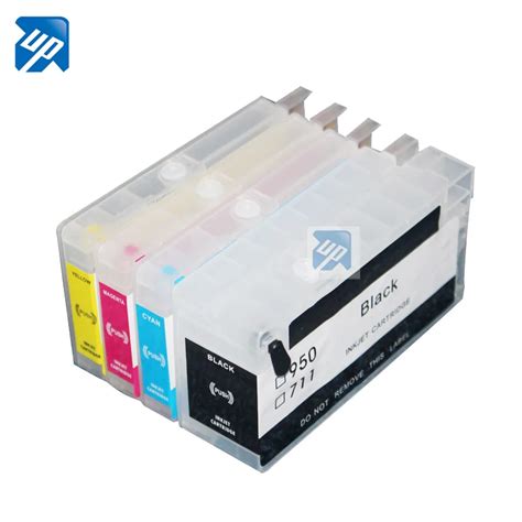 UP Brand 5sets For 711 Designjet T120 T520 Refillable Ink Cartridge