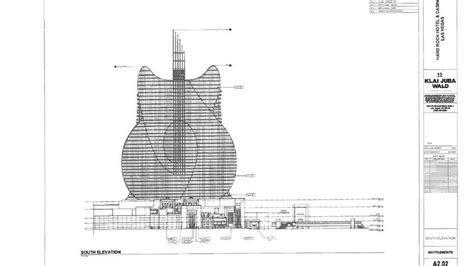 Plans To Review Hard Rock S Guitar Shaped Hotel Design On Las Vegas