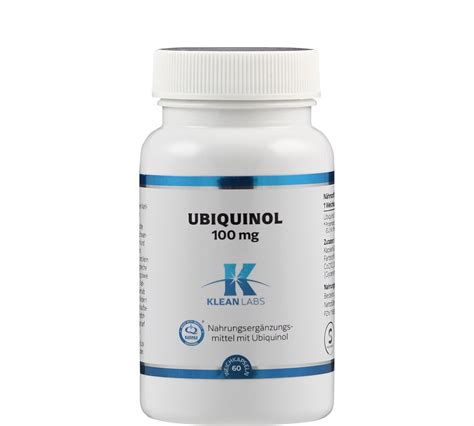 Ubiquinol Mg C Psulas Blandas Klean Labs Vitalabo Tienda