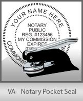 Virginia Notary Seal and Supplies - Next Day