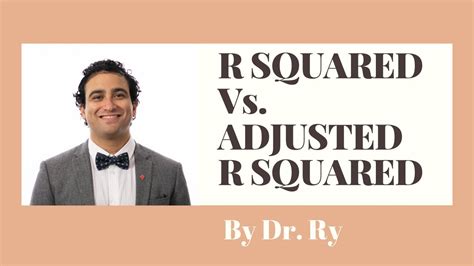 Adjusted R Squared Vs R Squared For Beginners By Dr Ry Stemplicity