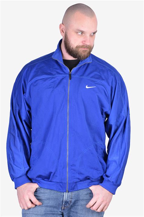 Vintage Nike Blue Tracksuit Jacket Size Xl Brick Vintage