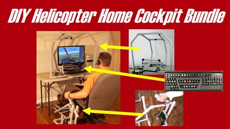 DIY Helicopter Home Cockpit Bundle for Flight Simulators