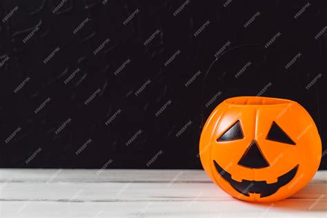 Free Photo Jack O Lantern Basket For Halloween Celebration