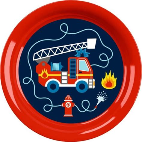 Assiette Pompiers Quand Je Serai Grand Prix Carrefour