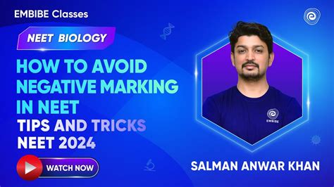 How To Avoid Negative Marking In NEET Tips And Tricks NEET 2024