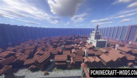 Attack on Titan: Shiganshina - City Map For Minecraft 1.20.4, 1.20.2 ...