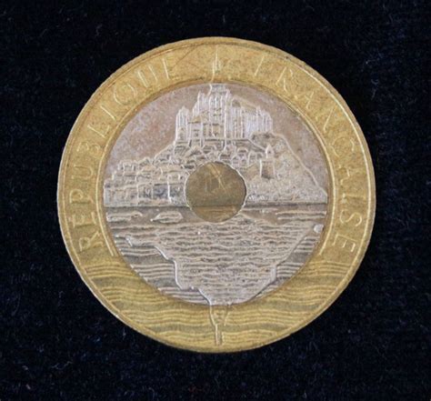 Monnaie Francaise 20 Francs Mont Saint Michel 1992 Collection