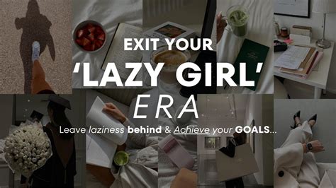 How To Exit Your Lazy Girl Era And Step Into Your PRODUCTIVE Era To