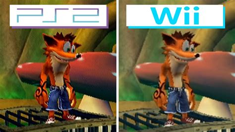 PS2 Vs Wii Face Off Crash Of The Titans 2007 Full Graphics