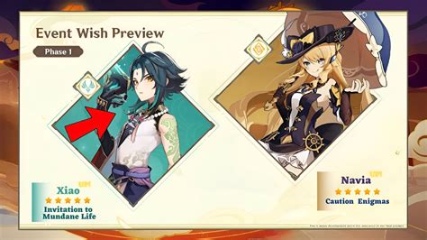 Confirmed Details Update On Xiao Rerun Banner And More About Upcoming