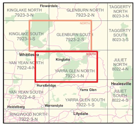 Kinglake Special South Vicmap Topographic Map Maps Books