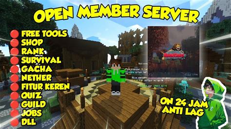 Best Server Mcpe Indonesia Survival Terbaik On Jam Anti