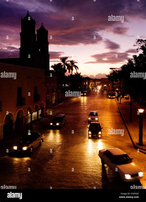 Valladolid Yucatan Mexico Stock Photo Alamy