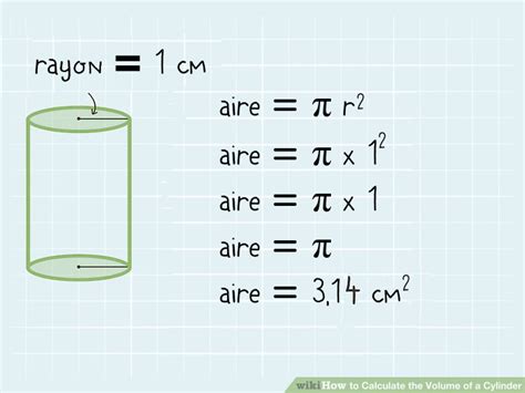 Comment calculer le volume d un cylindre 4 étapes