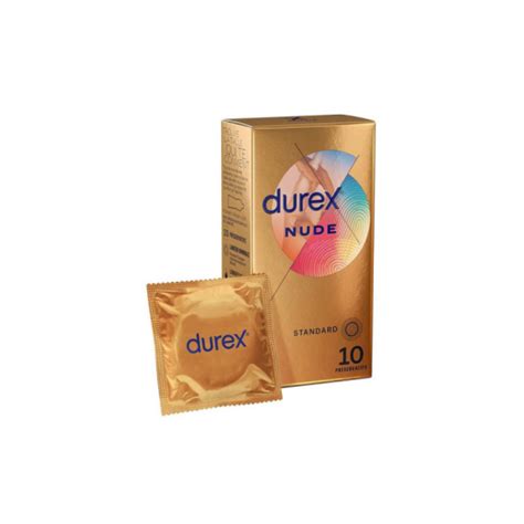 DUREX Nude Standard 10 Preservatifs Boutique en ligne Produits Médicaux Hygiène Soins