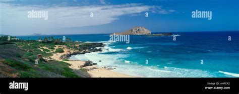 Waimanalo Bay Oahu Hawaii Stock Photo - Alamy