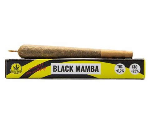 Smokers Gr Legal Weed Black Mamba Preroll Joint Gr Cbd