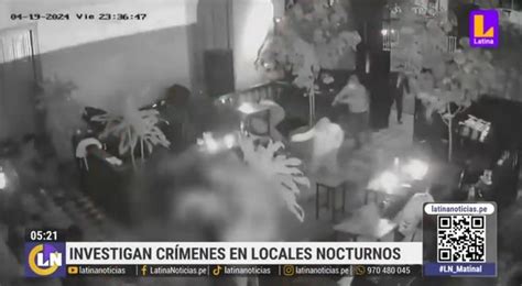 C Mara Capta El Preciso Instante Del Asesinato De Hombre En Bar De