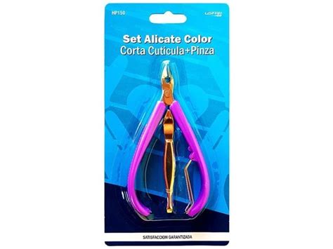 Lisfar Set Alicate Color Corta Cuticula Pinza Lisfar U As Mi Farma