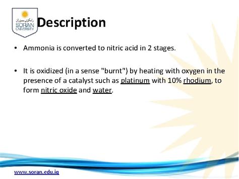 Industrial Chemistry The Haber Process The Ostwald Process