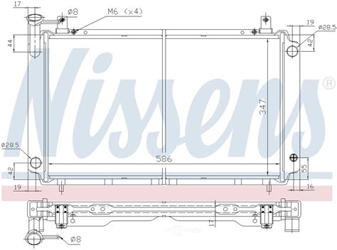 Radiator Xe Gas Eng Code Ga I Natural Front Nissens For Sale