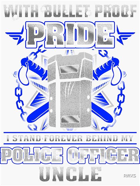 Uncle Police Officer Sticker For Sale By Riffxs Redbubble