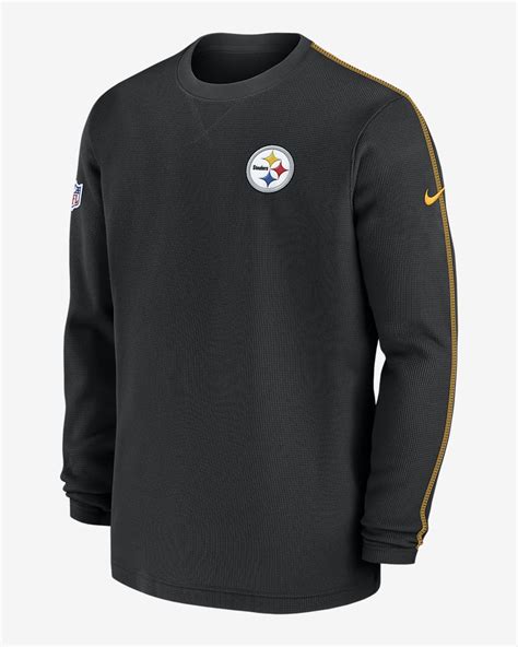 Pittsburgh Steelers Sideline Coach Men’s Nike Nfl Long Sleeve Top