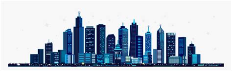 Blue Building City Festival M - City Building Vector Png, Transparent ...