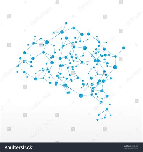 Technology Brain Vector Illustration Stock Vector Royalty Free