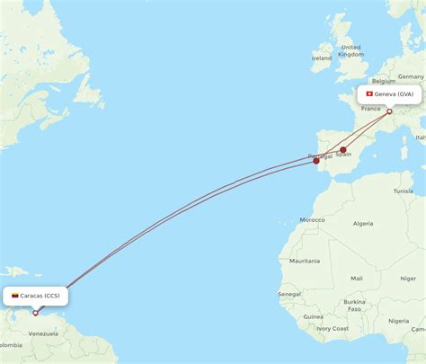 Flights From Caracas To Geneva Ccs To Gva Flight Routes