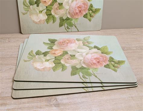 Pimpernel Tischset Antique Rose Placemat Klassische Rose