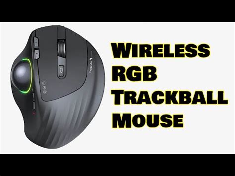 ProtoArc EM01 Advanced Wireless RGB Trackball Mouse – BoomBoom Tech