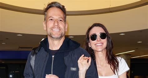 Ioan Gruffudd Fianc E Bianca Wallace Arrive Back In L A After