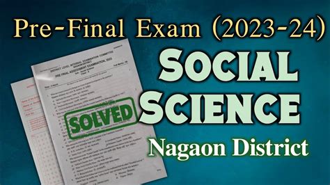 Pre Final Exam Nagaon District Solved Social Science Hslc